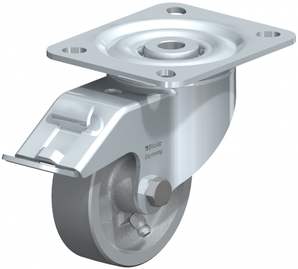 Roulettes avec blocage "stop-fix"